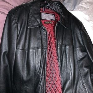Large women’s leather jacket